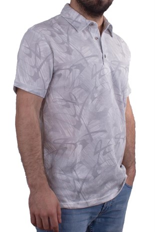 Twister Jeans 2278 Gri Polo Yaka Erkek T-Shirt
