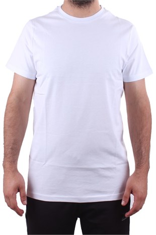 Twister Jeans 2300 Beyaz Günlük Pamuklu Basıc Bisiklet Yaka Erkek Tişört