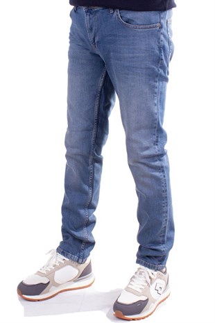 Twister Panama 727 Mavi Düşük Bel Dar Paça Erkek Jeans Pantolon