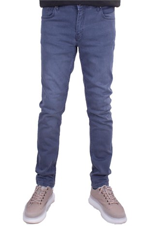 Twister Panama 748-04 Gri Düşük Bel Dar Paça Erkek Jeans Pantolon