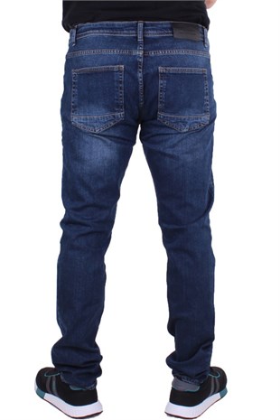 Twister Panama 758-02 Mavi Düşük Bel Dar Paça Erkek Jeans Pantolon