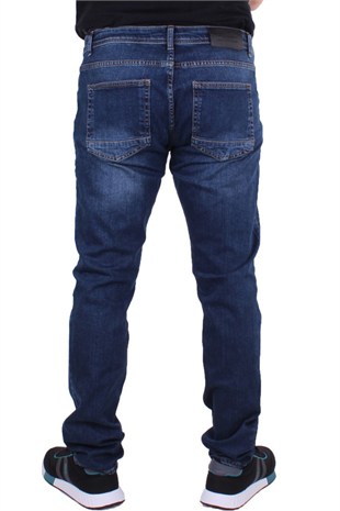 Twister Panama 758-02 Mavi Düşük Bel Dar Paça Erkek Jeans Pantolon