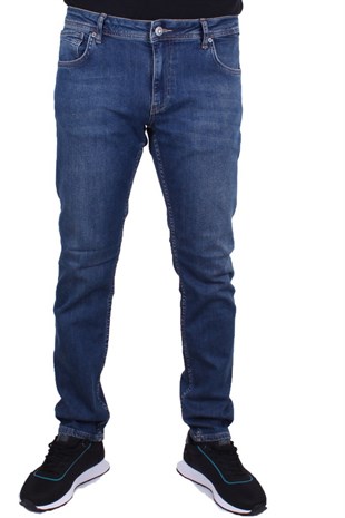Twister Panama 761-01 Lacivert Düşük Bel Dar Paça Erkek Jeans Pantolon