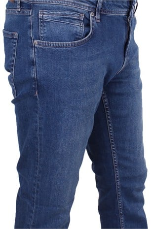 Twister Panama 761-01 Lacivert Düşük Bel Dar Paça Erkek Jeans Pantolon