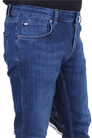 Twister Panama 767-02 Lacivert Düşük Bel Dar Paça Erkek Jeans Pantolon