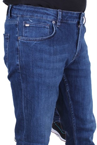 Twister Panama 767-02 Lacivert Düşük Bel Dar Paça Erkek Jeans Pantolon