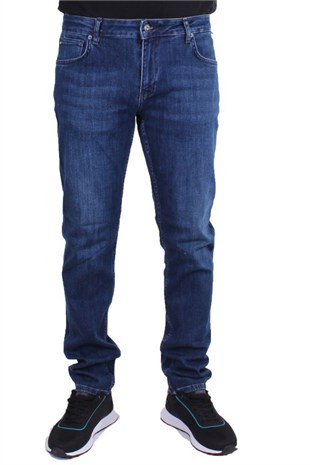 Twister Panama 767-02 Lacivert Düşük Bel Dar Paça Erkek Jeans Pantolon