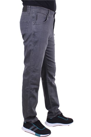 Twister Vegas 132-307 Antrasit Yüksek Bel Rahat Paça Erkek Jeans Pantolon