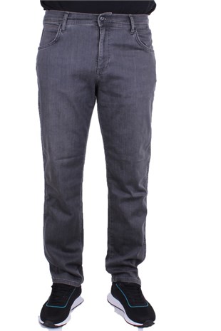 Twister Vegas 132-307 Antrasit Yüksek Bel Rahat Paça Erkek Jeans Pantolon