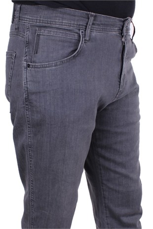 Twister Vegas 132-307 Antrasit Yüksek Bel Rahat Paça Erkek Jeans Pantolon
