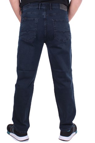 Twister Vegas 132-311 Lacivert Yüksek Bel Rahat Paça Erkek Jeans Pantolon