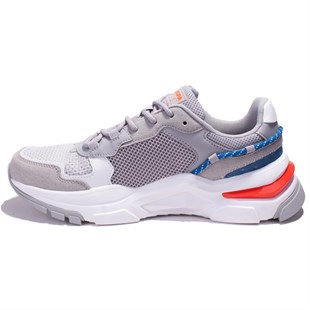 U.s Polo Assn Vıncent Gri Turuncu Ortopedik Günlük Erkek Spor Ayakkabı