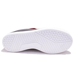 U.S Polo Assn Costa Siyah Kırmızı Ortopedik Günlük  Erkek Spor Ayakkabı