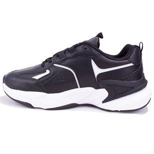 U.s Polo Assn Isabella Siyah Beyaz Ortopedik Günlük Kadın Spor Ayakkabı