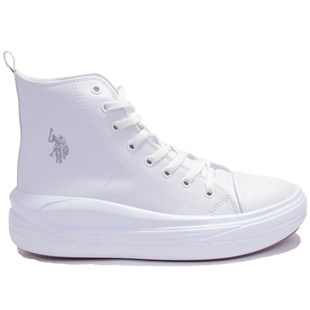 Us Polo Assn Clementıne Beyaz Günlük Kadın Spor Ayakkabı