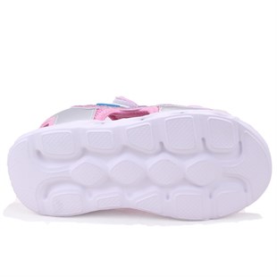 Vicco 321F24Y204 Hilda Pembe Ortopedik Günlük Işıklı Kız Çocuk Spor Sandalet