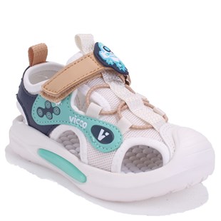 Vicco 332P25Y221 Rocket Bej Ortopedik Günlük Işıklı Erkek Çocuk Spor Sandalet