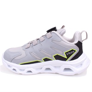 Vicco Aleda 346F26K142 Gri Ortopedik Erkek Çocuk Spor Ayakkabı