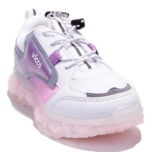 Vicco Corn 346F24Y131 Beyaz Pembe Ortopedik Kız Çocuk Spor Ayakkabı