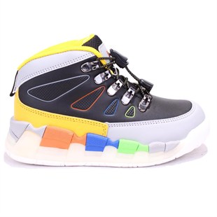 Vicco Ellen 946F24K417 Siyah Ortopedik Günlük Işıklı Erkek Çocuk Spor Bot