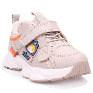 Vicco Filika 346P26K128 Bej Ortopedik Günlük Erkek Çocuk Spor Ayakkabı