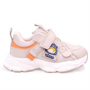 Vicco Filika 346P26K128 Bej Ortopedik Günlük Erkek Çocuk Spor Ayakkabı
