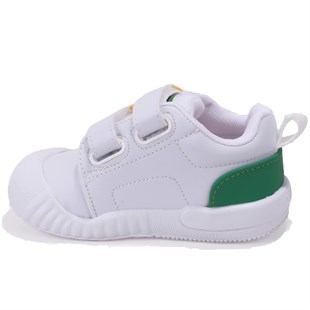Vicco Forum 950E25K261 Beyaz Yeşil Ortopedik Erkek Bebe Spor Ayakkabı