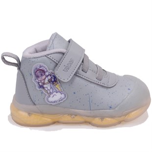 Vicco Geminis 946E25K447 Gri Ortopedik Işıklı Erkek Bebe Spor Bot