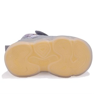 Vicco Geminis 946E25K447 Gri Ortopedik Işıklı Erkek Bebe Spor Bot
