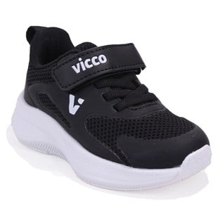 Vicco Karon 346F26Y146 Siyah Ortopedik Günlük Erkek Çocuk Spor Ayakkabı