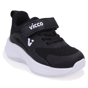 Vicco Karon 346F26Y146 Siyah Ortopedik Günlük Erkek Çocuk Spor Ayakkabı