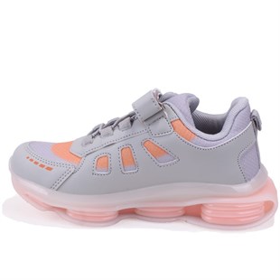Vicco Kontra 346F25K249 Gri Ortopedik Kız Çocuk Spor Ayakkabı
