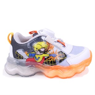 Vicco Kripton 346B26Y107 Gri Ortopedik Günlük Işıklı  Erkek Çocuk Spor Ayakkabı