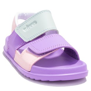 Vicco Krixi 321F23Y252 Lila Ortopedik Günlük Kız Çocuk Spor Sandalet