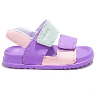 Vicco Krixi 321F23Y252 Lila Ortopedik Günlük Kız Çocuk Spor Sandalet