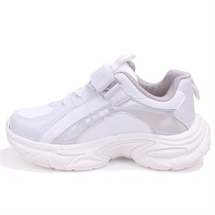 Vicco Lara 346F26K124 Beyaz Ortopedik Kız Çocuk Spor Ayakkabı