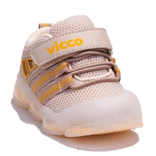 Vicco Orante 346E24Y150 Bej Işıklı Ortopedik Günlük Erkek Çocuk Spor Ayakkabı