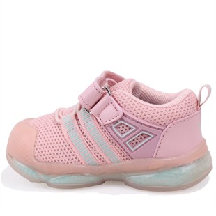 Vicco Orante 346E24Y150 Pembe Işıklı Ortopedik Günlük Kız Çocuk Spor Ayakkabı