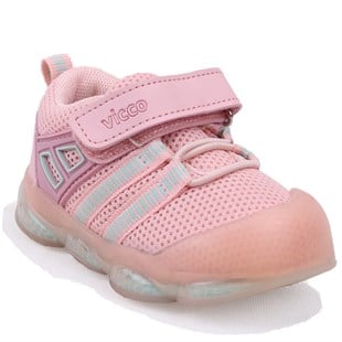 Vicco Orante 346E24Y150 Pembe Işıklı Ortopedik Günlük Kız Çocuk Spor Ayakkabı