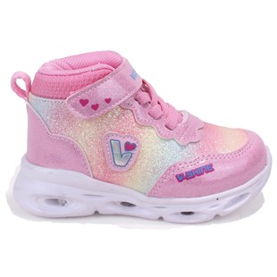 Vicco Poni 946B25K430 Pembe Ortopedik Günlük Kız Çocuk Spor Bot