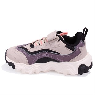 Vicco Pote 346F25K244 Bej Ortopedik Günlük Kız Çocuk Spor Ayakkabı