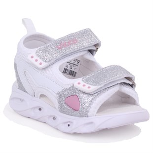 Vicco Roy 332P21Y189 Beyaz Ortopedik Günlük Kız Çocuk Spor Sandalet