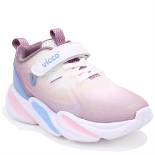 Vicco Samur 346F25Y198 Pudra Ortopedik Günlük  Kız Çocuk Spor Ayakkabı
