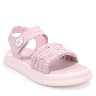 Vicco Sandra 321F26Y182 Pudra Ortopedik Günlük Kız Çocuk Spor Sandalet