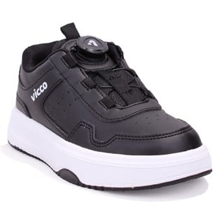 Vicco Sano 346F26K144 Siyah Ortopedik Günlük Erkek Çocuk Spor Ayakkabı