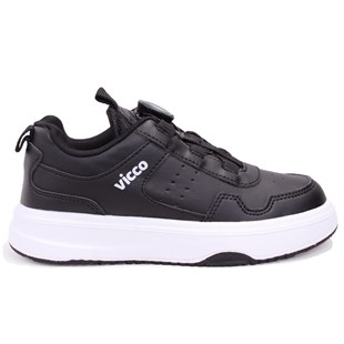 Vicco Sano 346F26K144 Siyah Ortopedik Günlük Erkek Çocuk Spor Ayakkabı