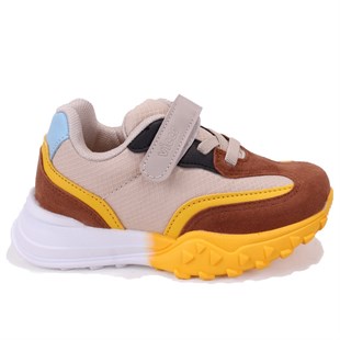 Vicco Surf 346B25K253 Bej Ortopedik  Günlük Erkek Çocuk Spor Ayakkabı
