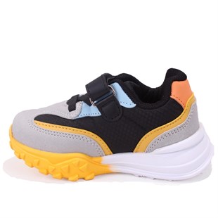 Vicco Surf 346B25K253 Siyah Ortopedik  Günlük Erkek Çocuk Spor Ayakkabı