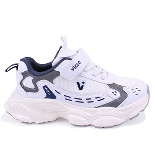 Vicco Tag 346F25Y225 Beyaz Ortopedik Günlük Erkek Çocuk Spor Ayakkabı