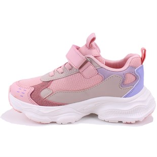 Vicco Tag 346F25Y225 Pudra Ortopedik Günlük Kız Çocuk Spor Ayakkabı